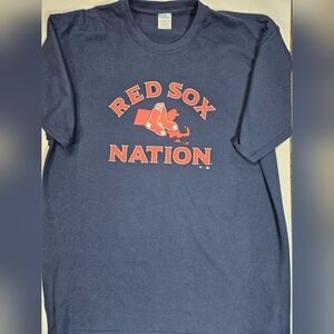 Red Sox T-Shirt Mens XL Boston Red Sox Nation Essential Graphic Casual MLB Tee‎